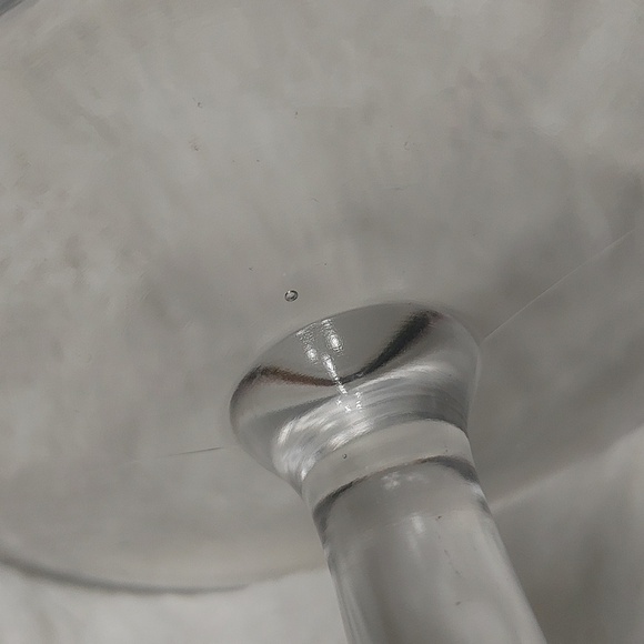 Heavy Clear Colorless Antique Glass Compote/Sherbet Pedestal Candy Dish - Picture 9 of 10